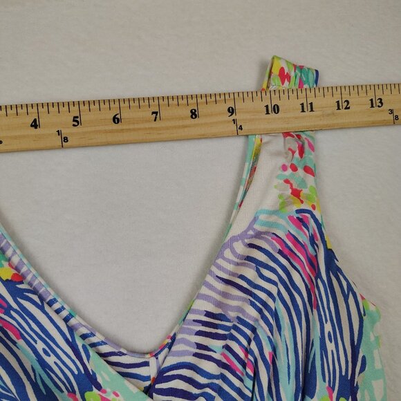 Lilly Pulitzer Sloane Roar of the Seas Coral Maxi Dress Womens XXS - Picture 12 of 12